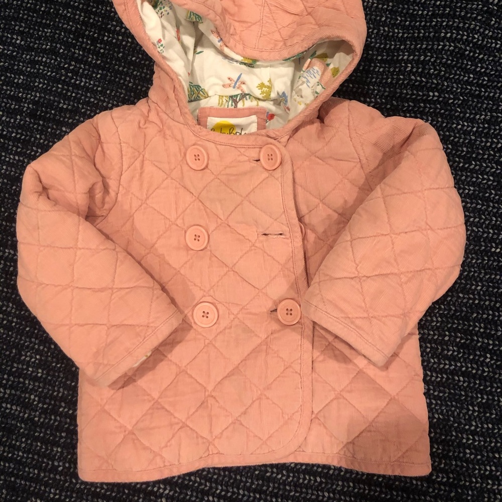 Baby Boden Pink Corduroy Jacket